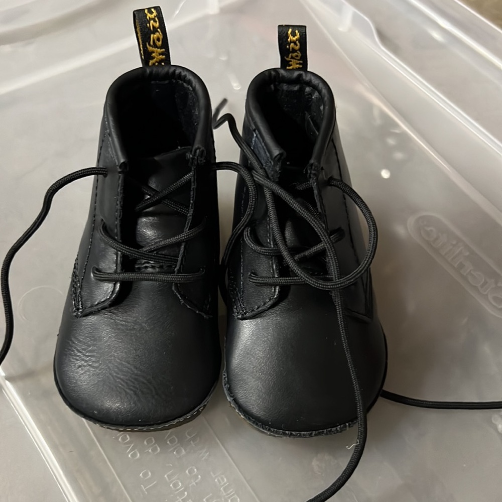 Dr Marten crib shoes